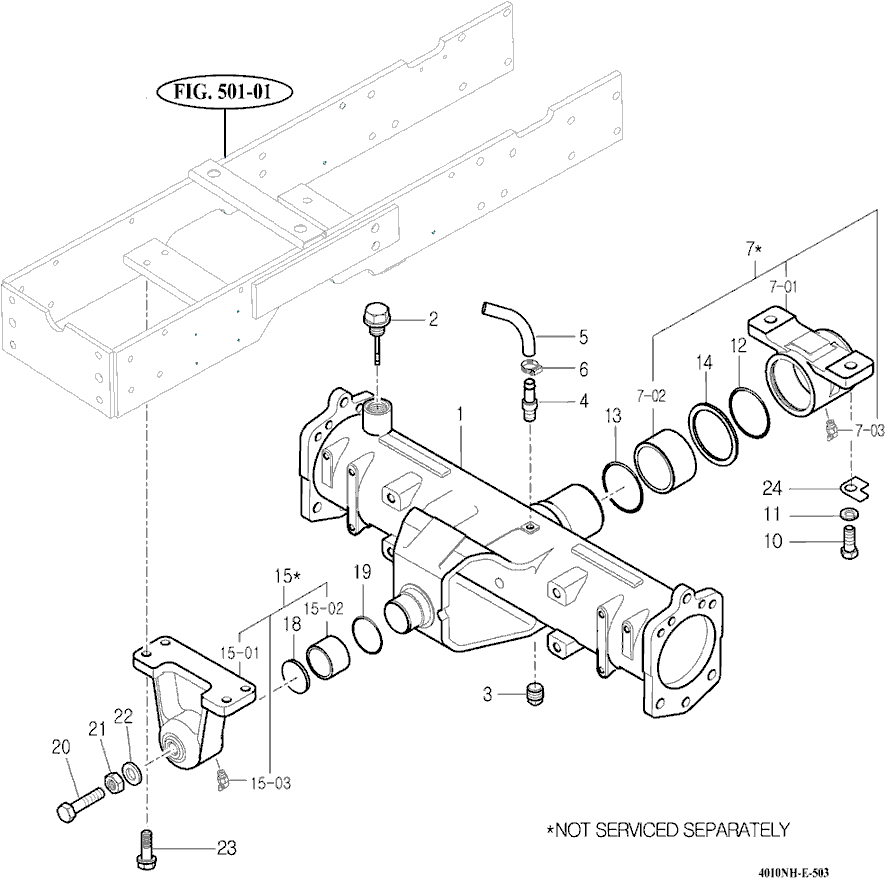 503 - FRONT AXLE HOUSING