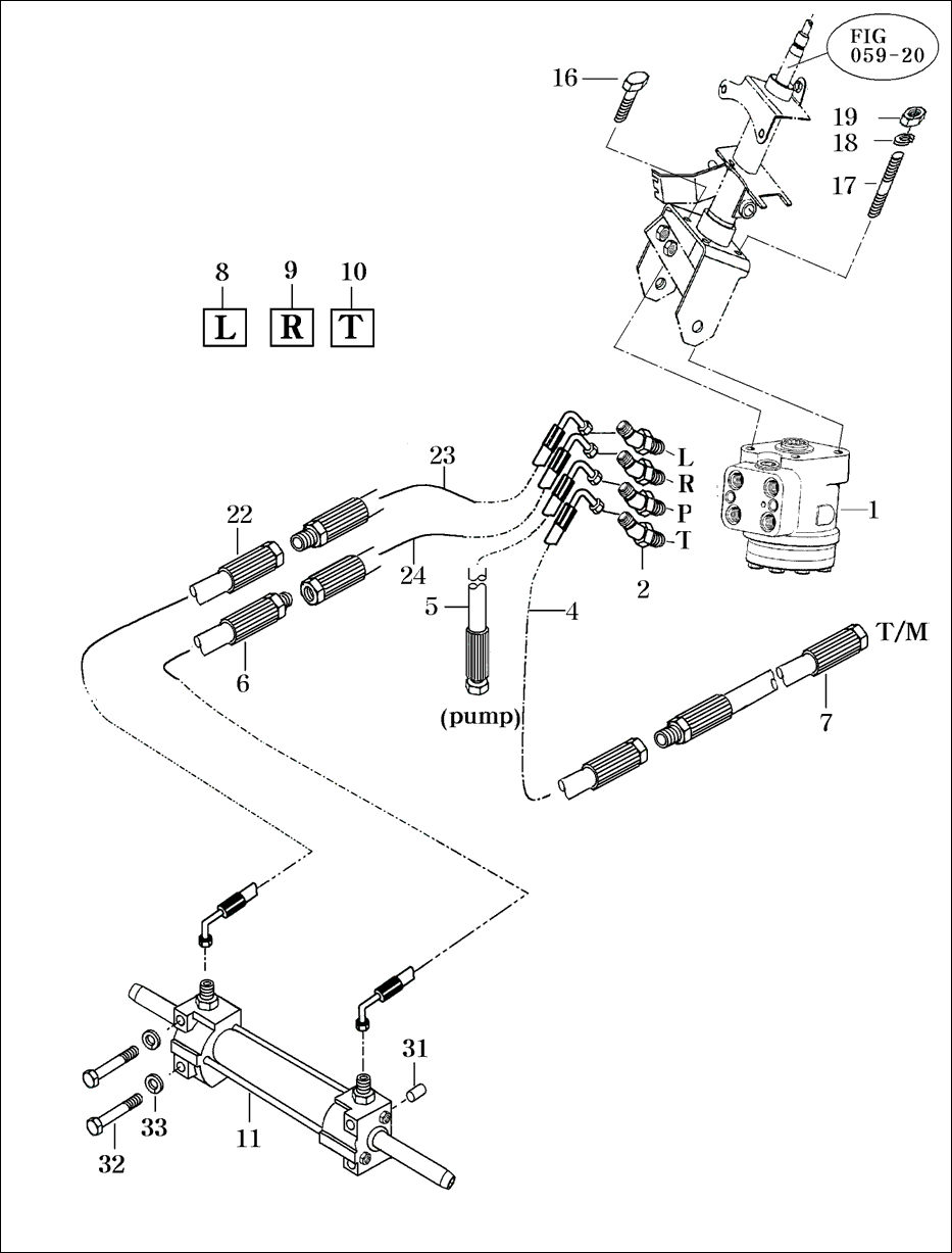 062 - STEERING VALVE AND CYLINDER