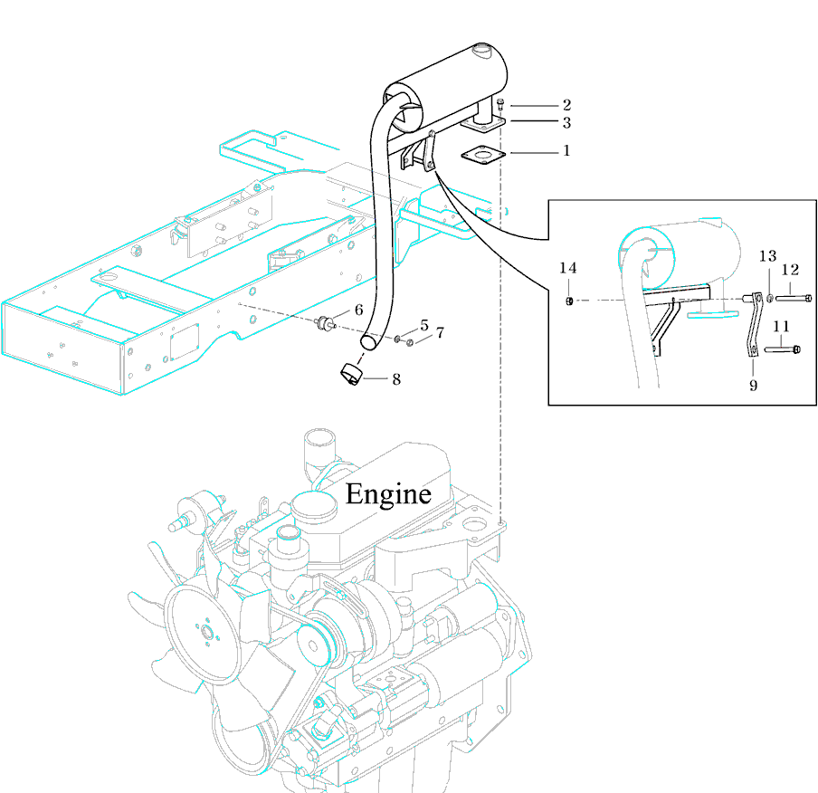 203B - MUFFLER