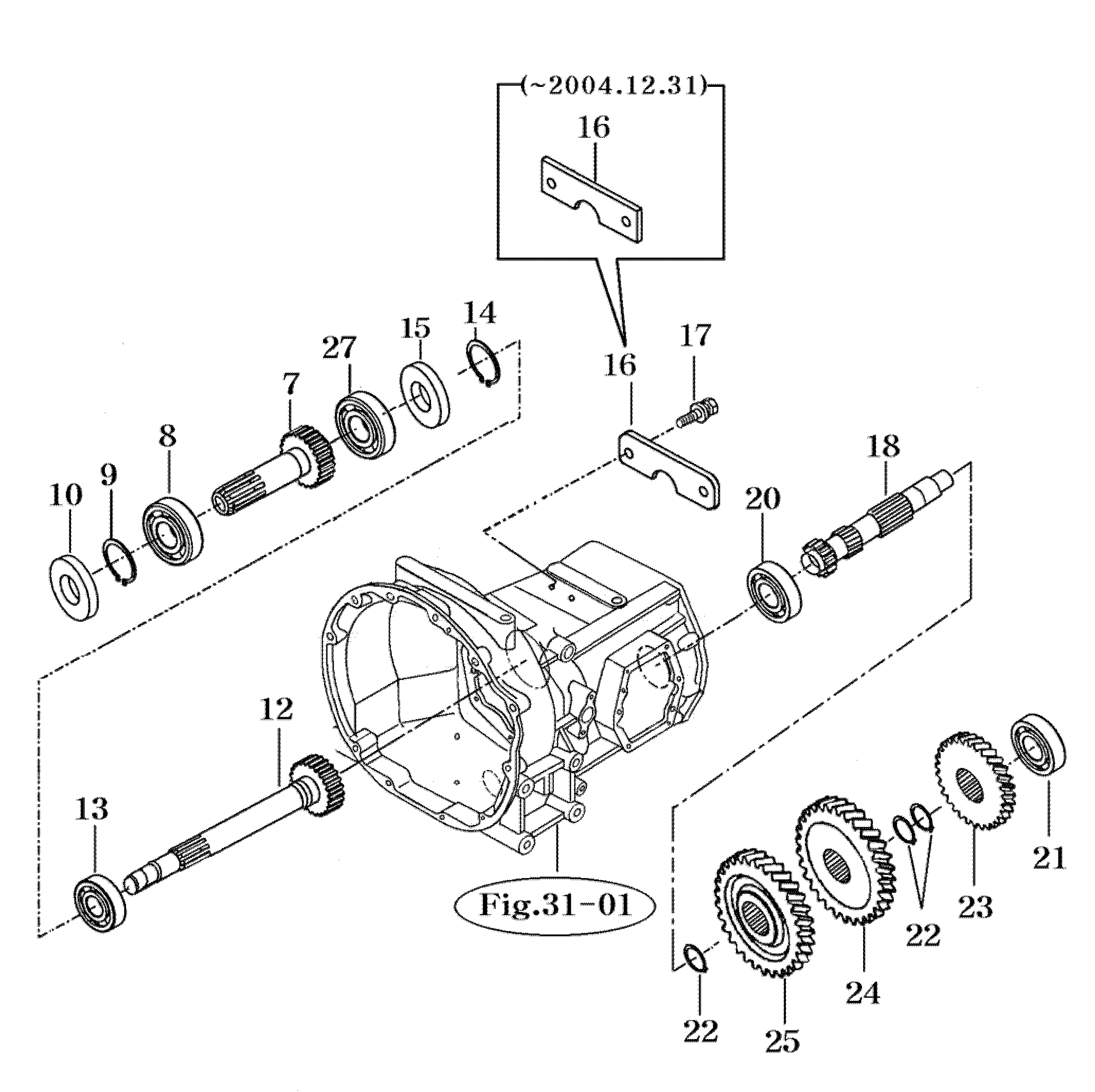032 - INPUT & COUNTER GEAR