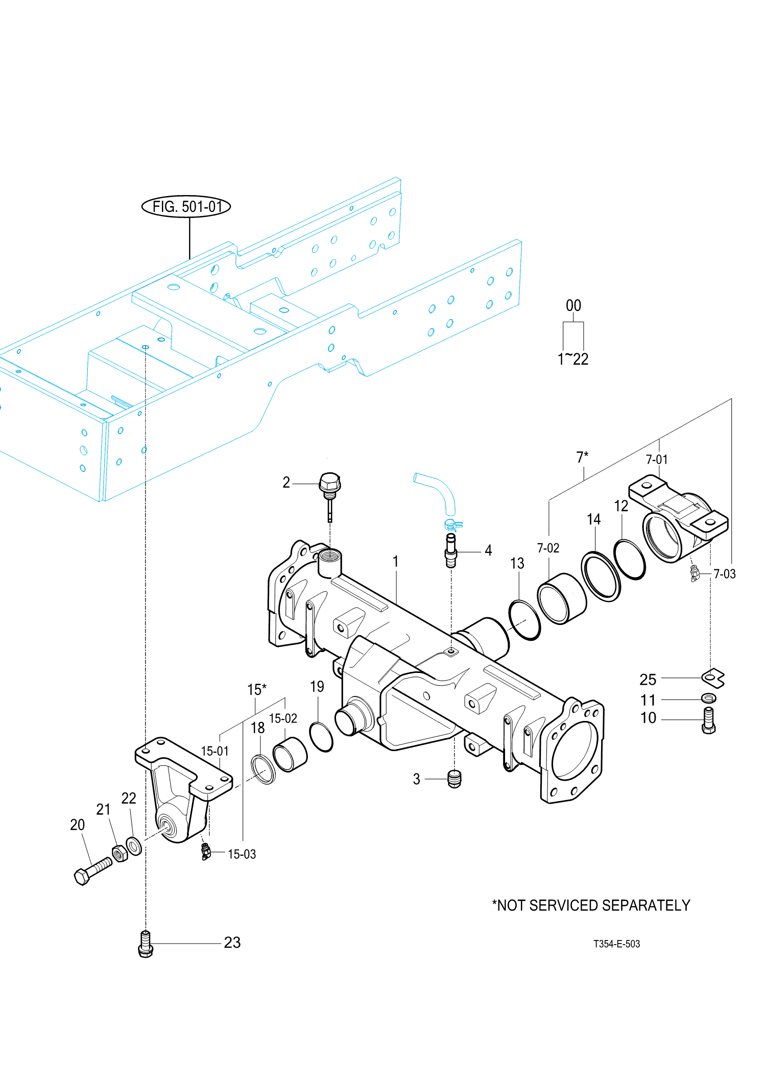 503 - FRONT AXLE HOUSING