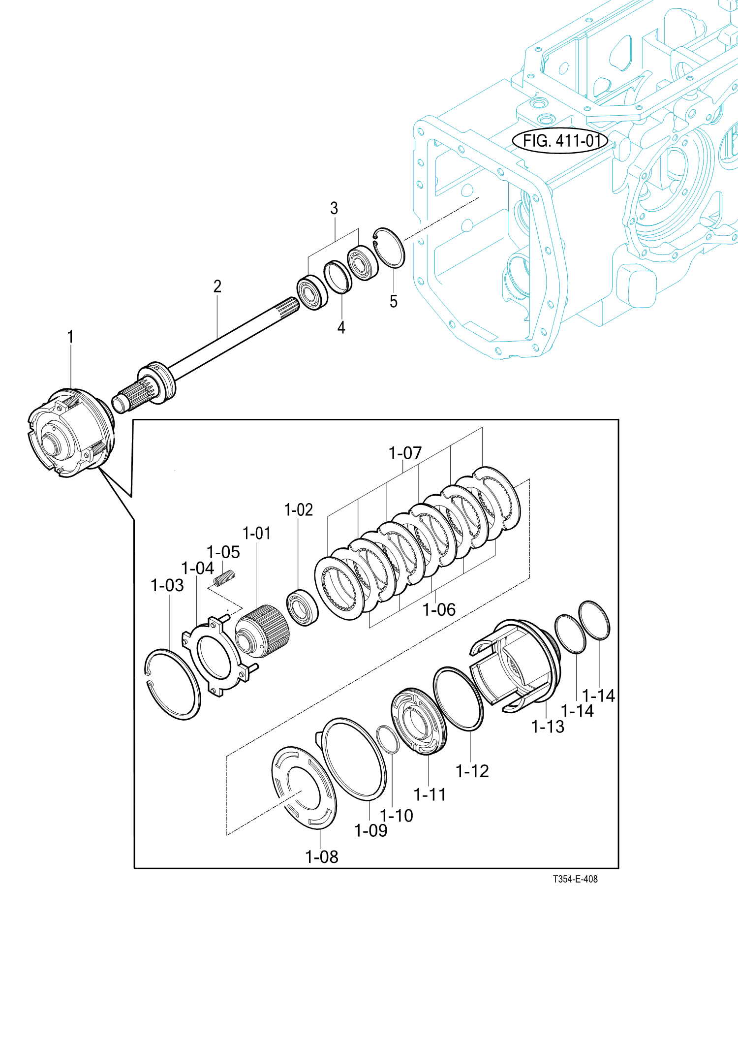 408 - P.T.O DRIVE SHAFT