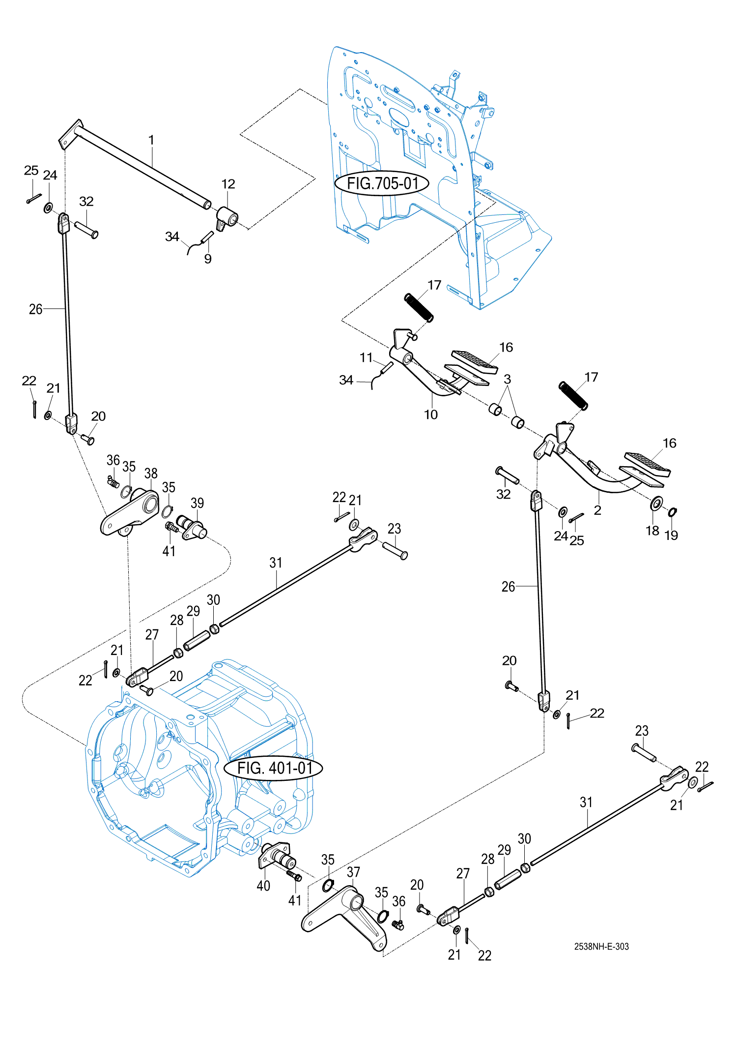 302 - BRAKE PEDAL