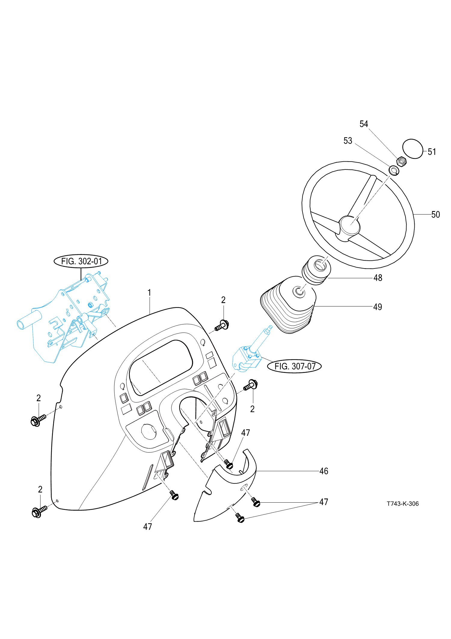 306 - POWER STEERING WHEEL