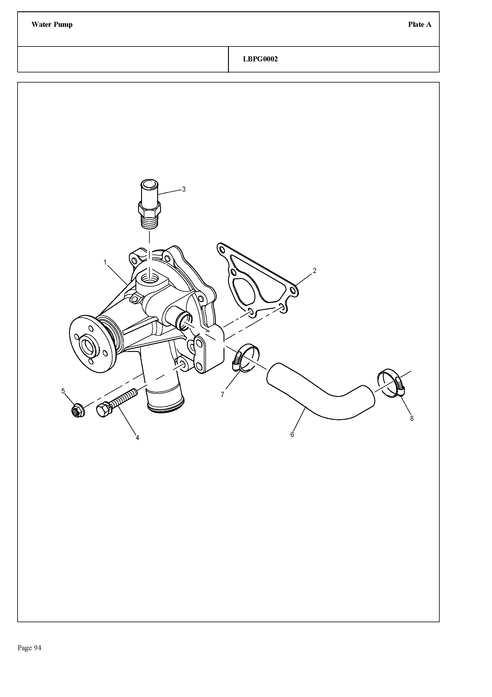128 - WATER PUMP