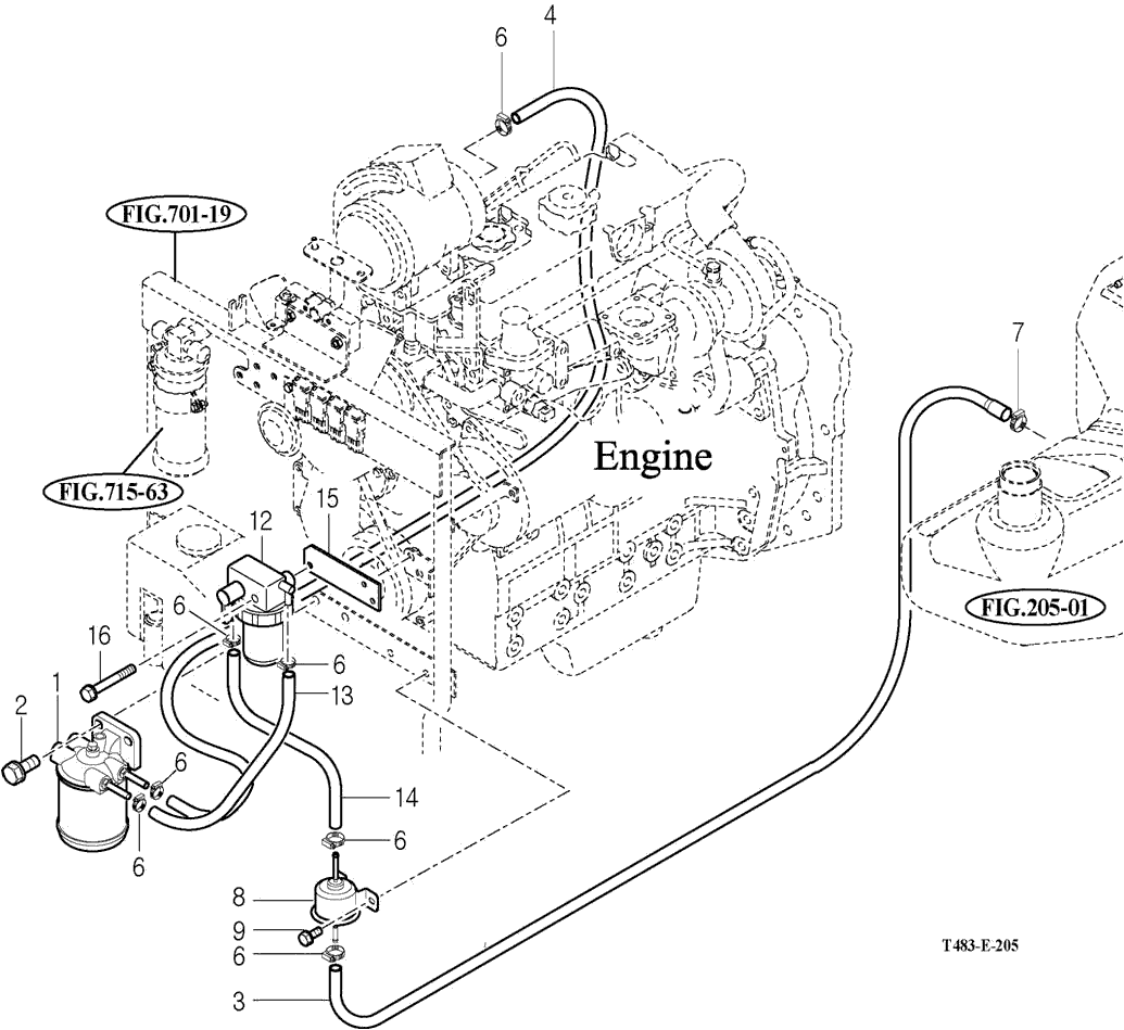 204 - FUEL HOSE & FILTER