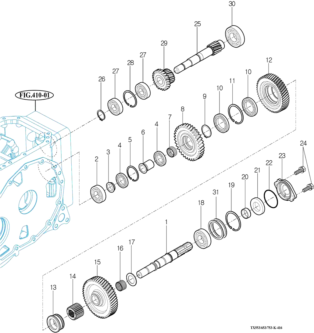 416 - P.T.O CHANGE SHIFTER