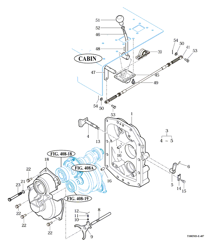 407 - 540,1000 PTO CASE