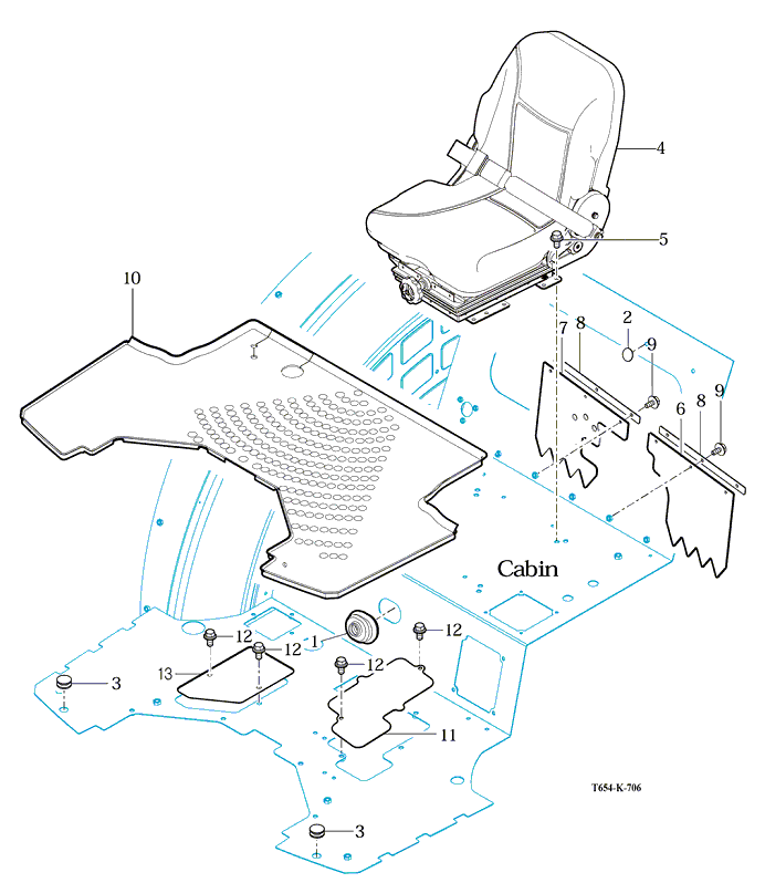 706 - SEAT & MAT