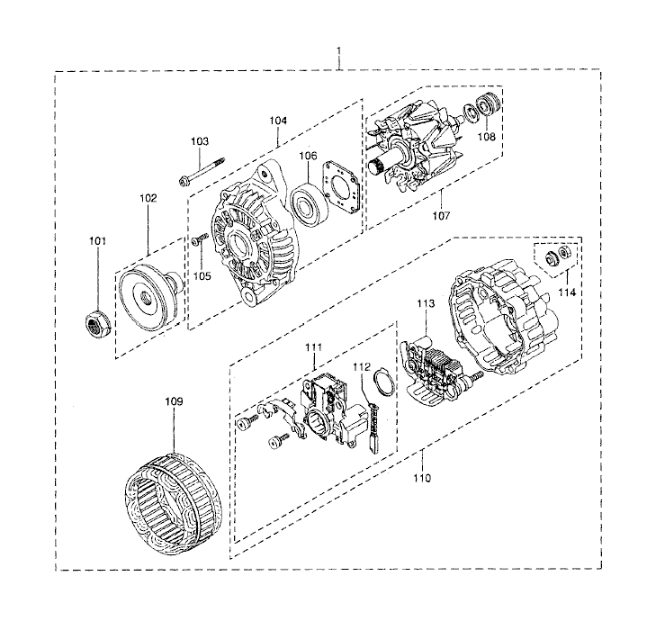 121 - ALTERNATOR 121 - ALTERNATOR