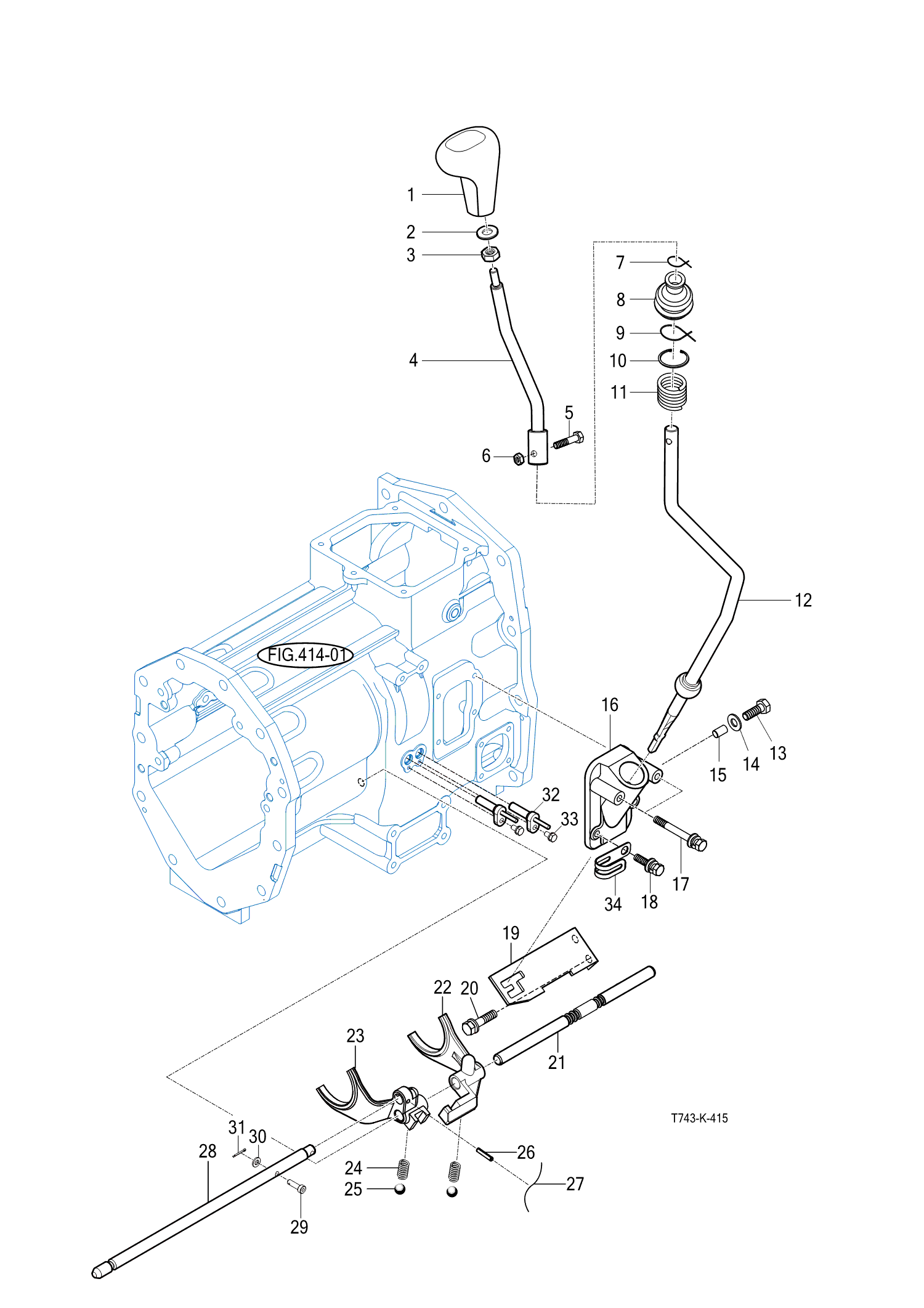 415 - SUB CHANGE SHIFTER