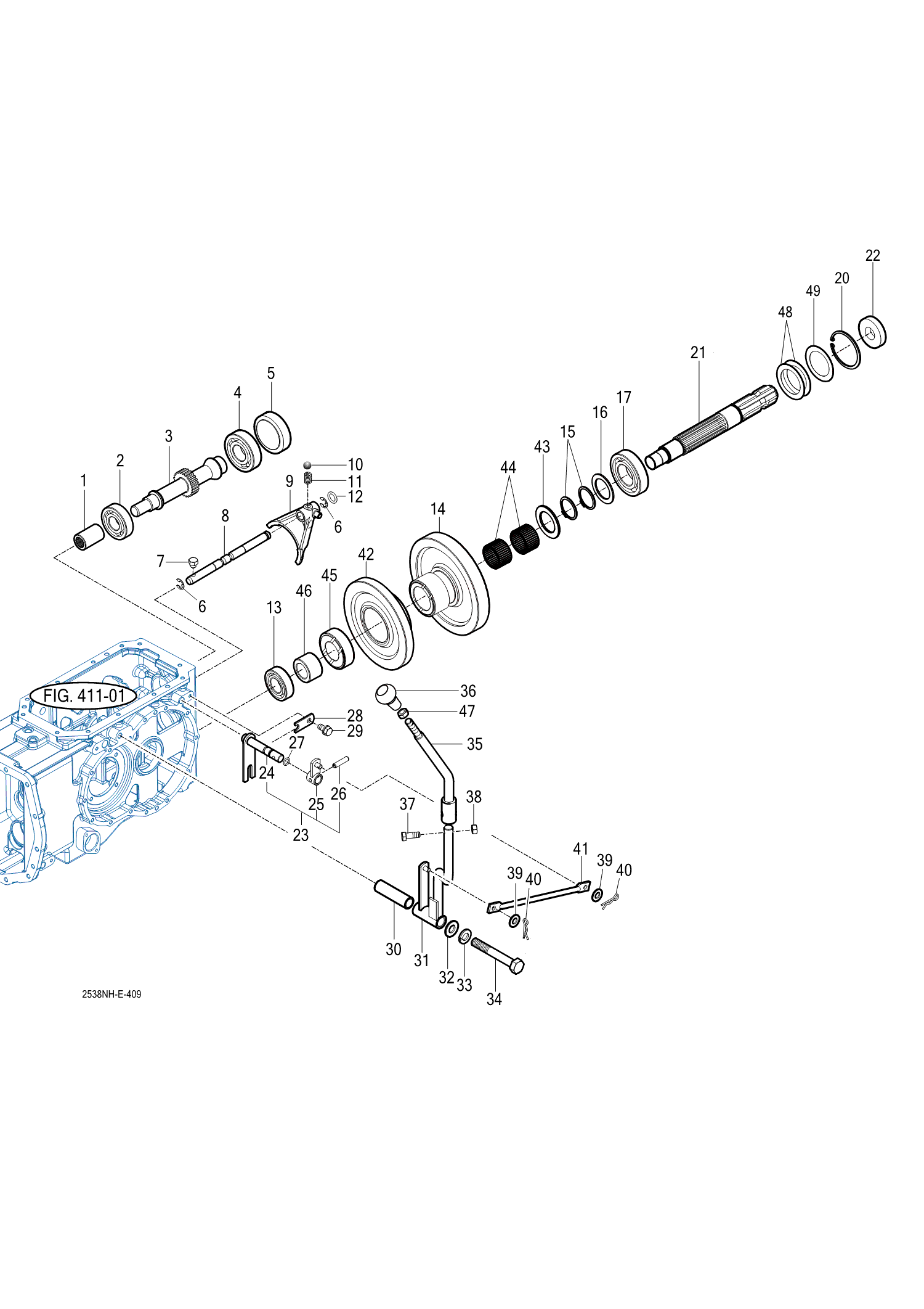 409 - PTO CHANGE GEARS