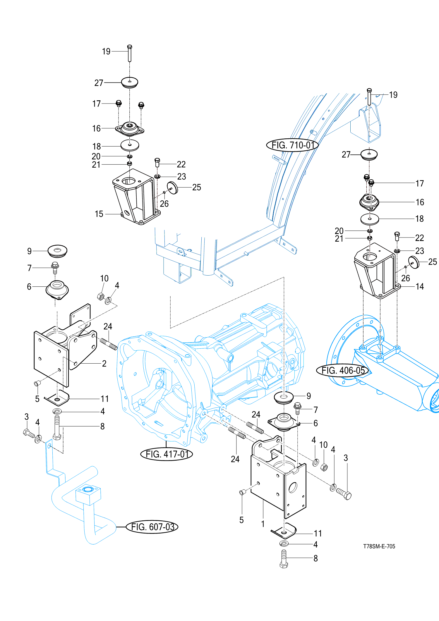 705 - FRONT & REAR MOUNTING