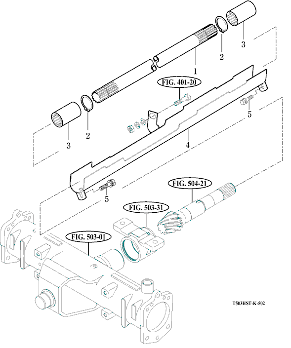 502 - FRONT DRIVE SHAFT