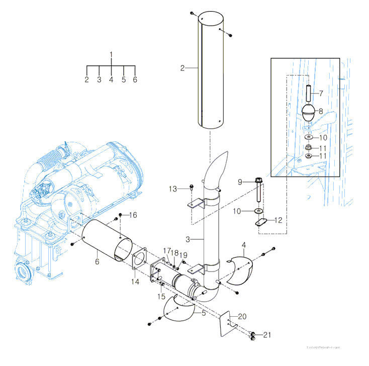 203 - EXHAUST PIPE
