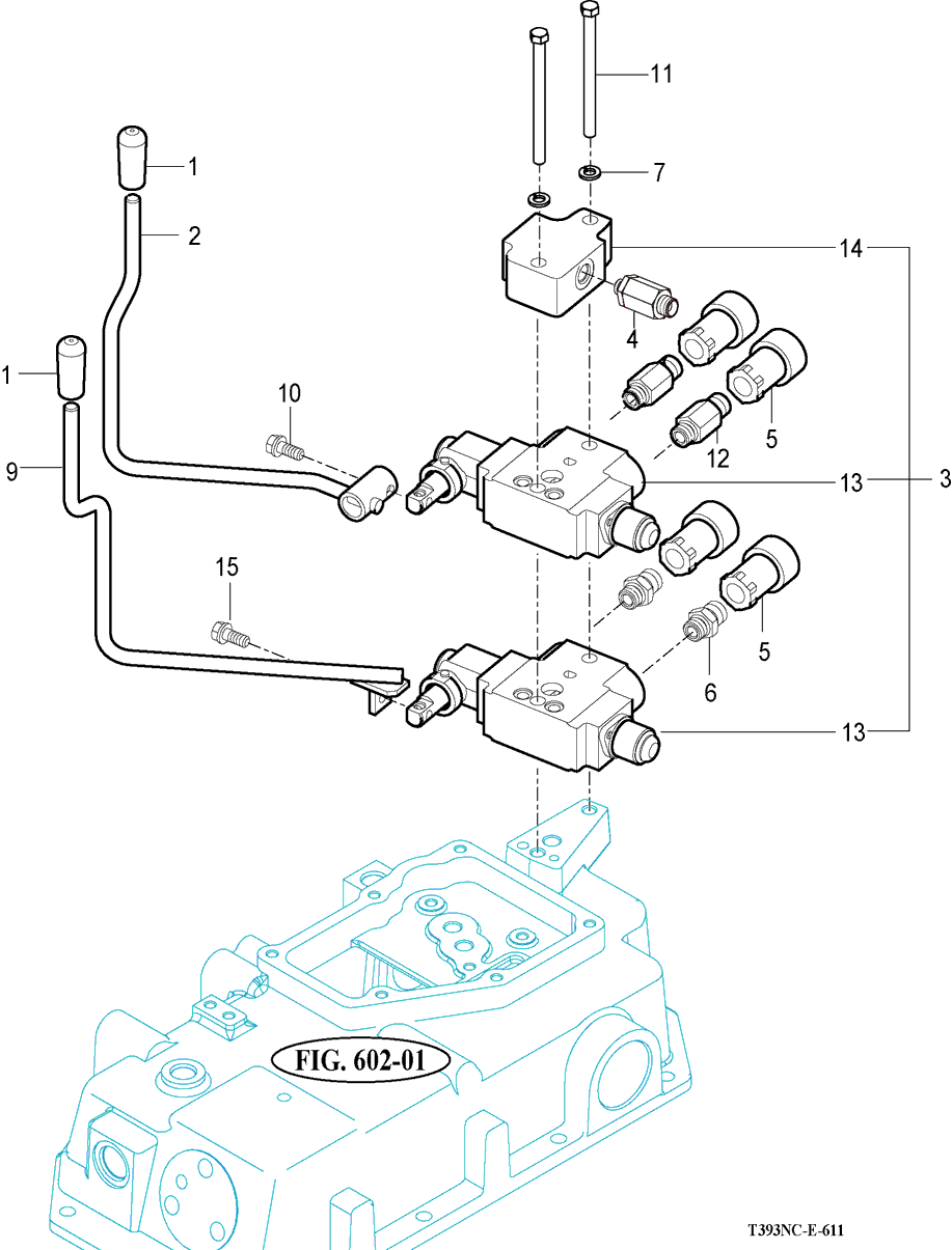 611 - EXTERIOR HYD. VALVE