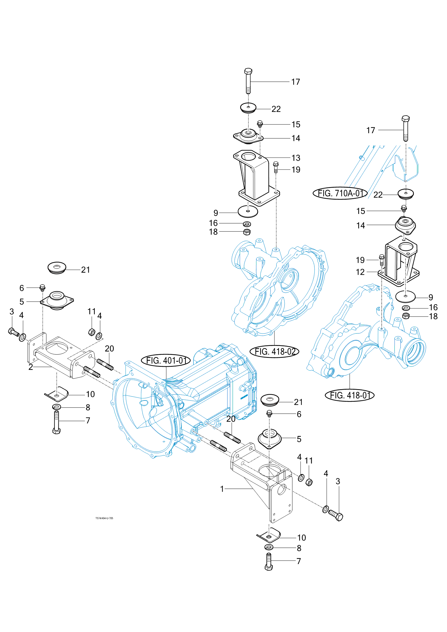 705 - FRONT & REAR MOUNTING 705 - FRONT & REAR MOUNTING