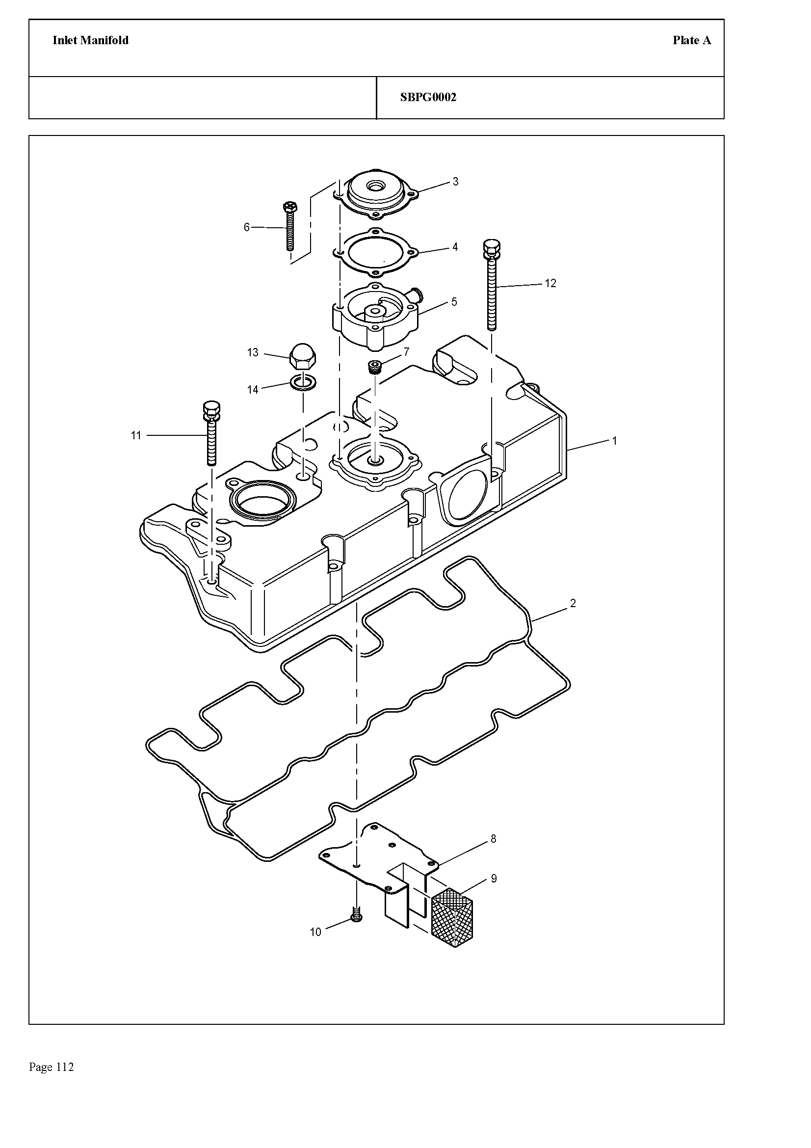 136 - INLET MANIFOLD