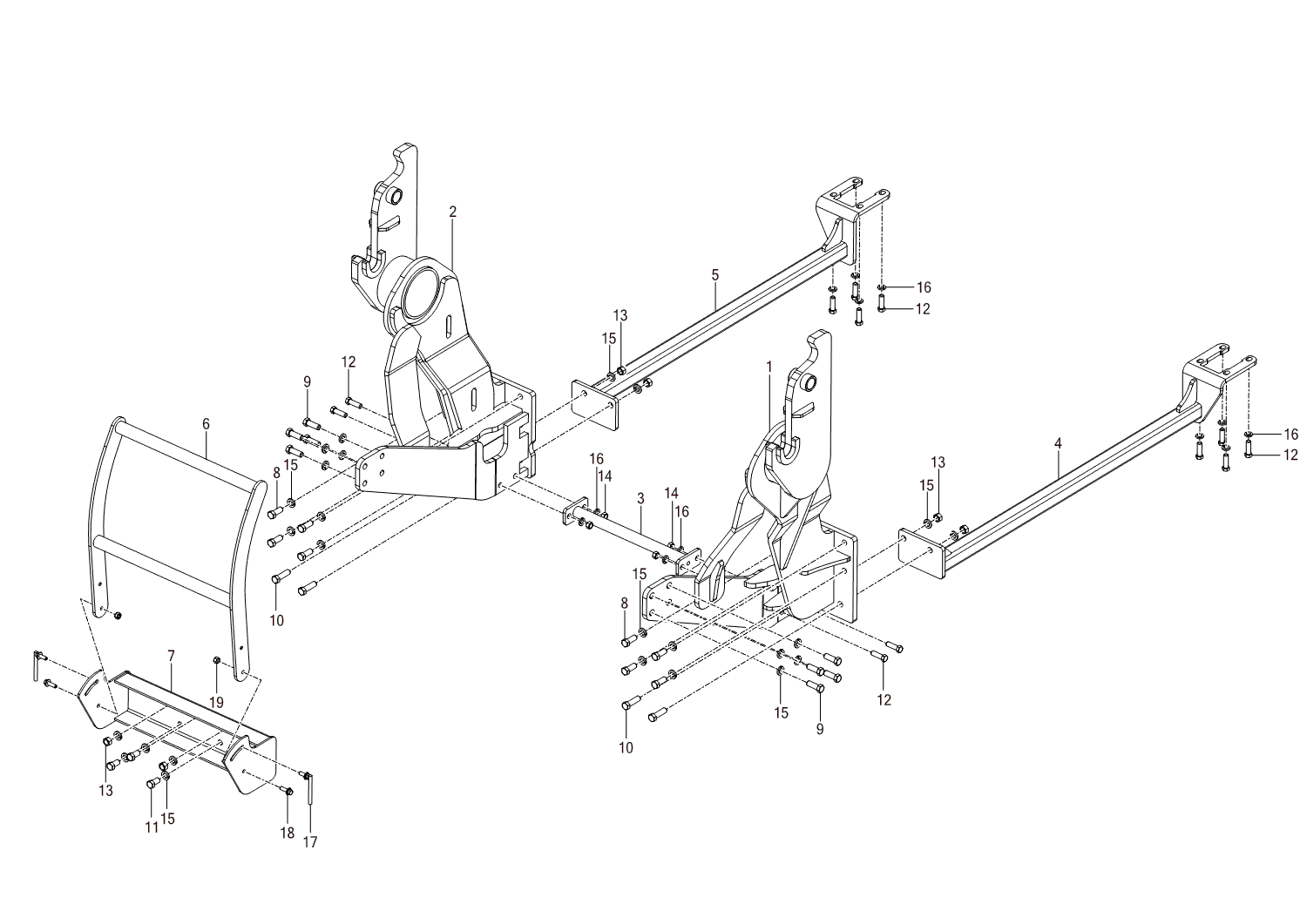 003 - MOUNTING FRAME ASSEMBLY