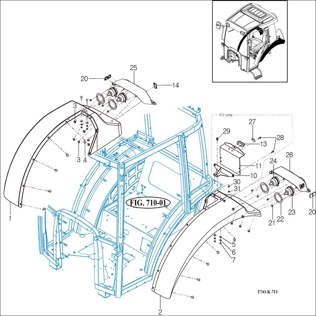 713 - SUB FENDER & COVER