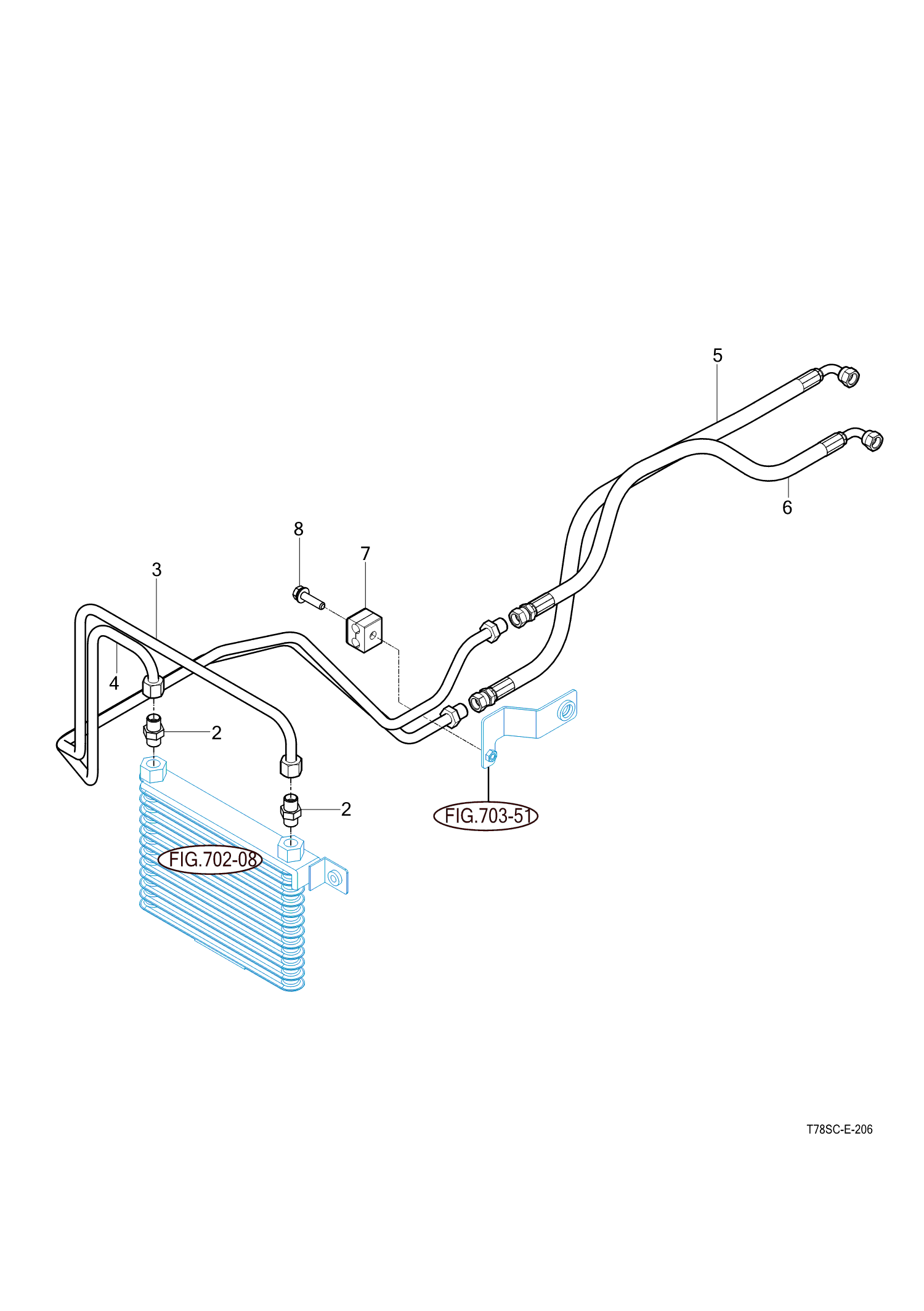 206 - OIL COOLER