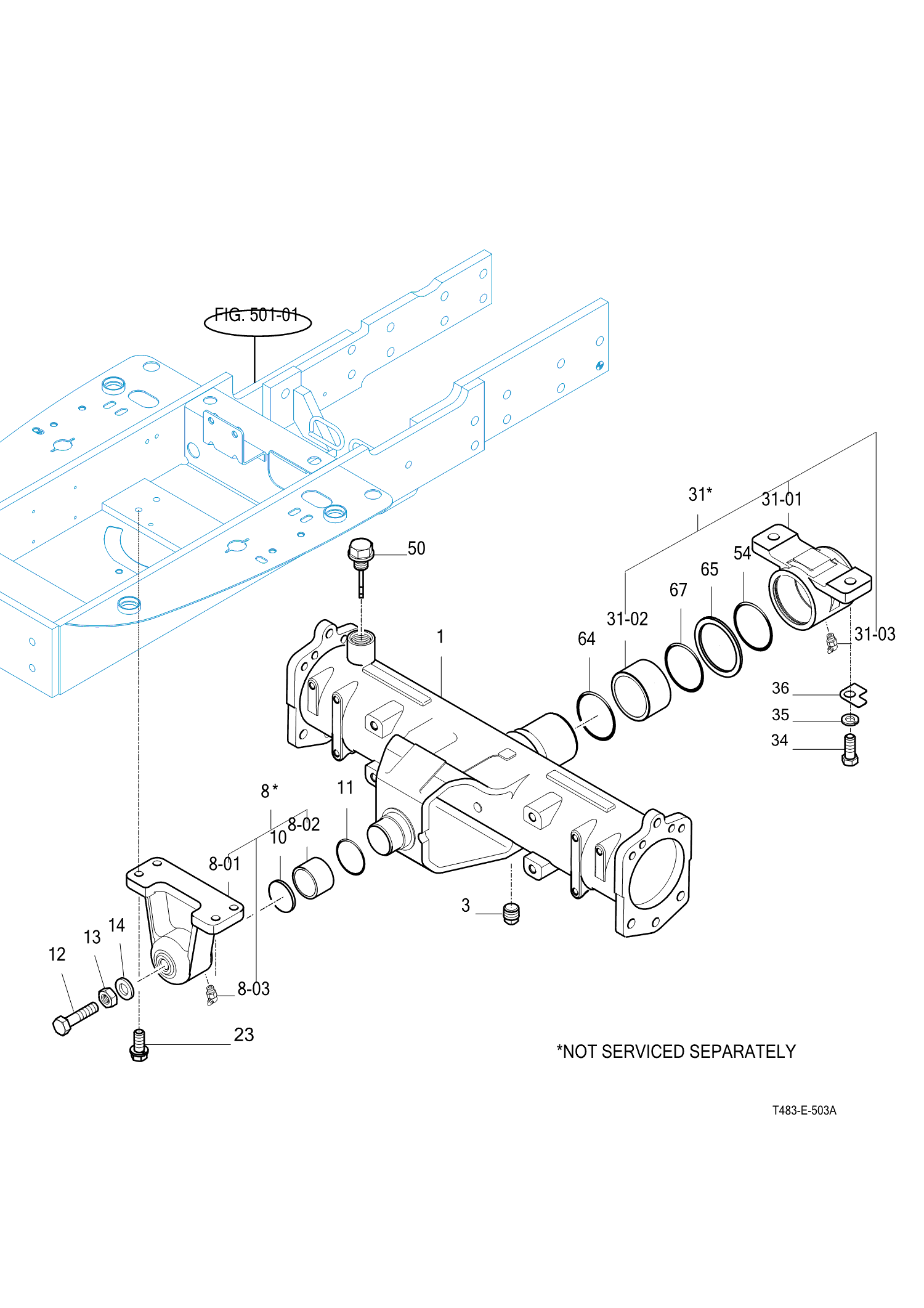 503 - FRONT AXLE HOUSING (2021-07-31 ~)