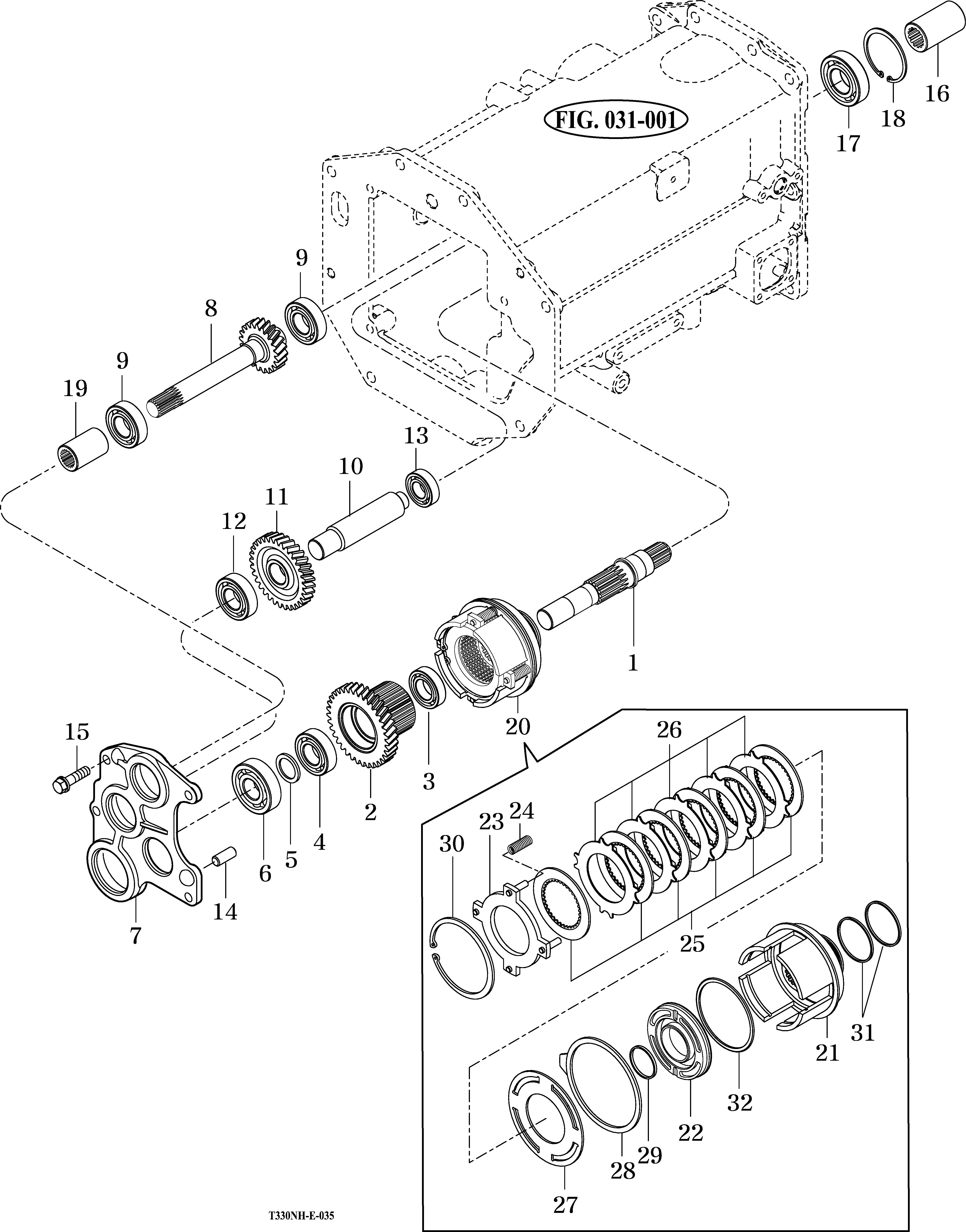 035 - P.T.O CLUTCH