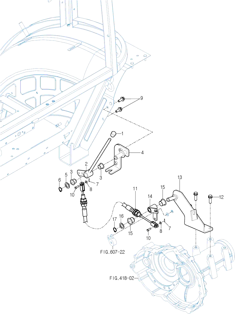 607-2 - POSITION & DRAFT LEVER