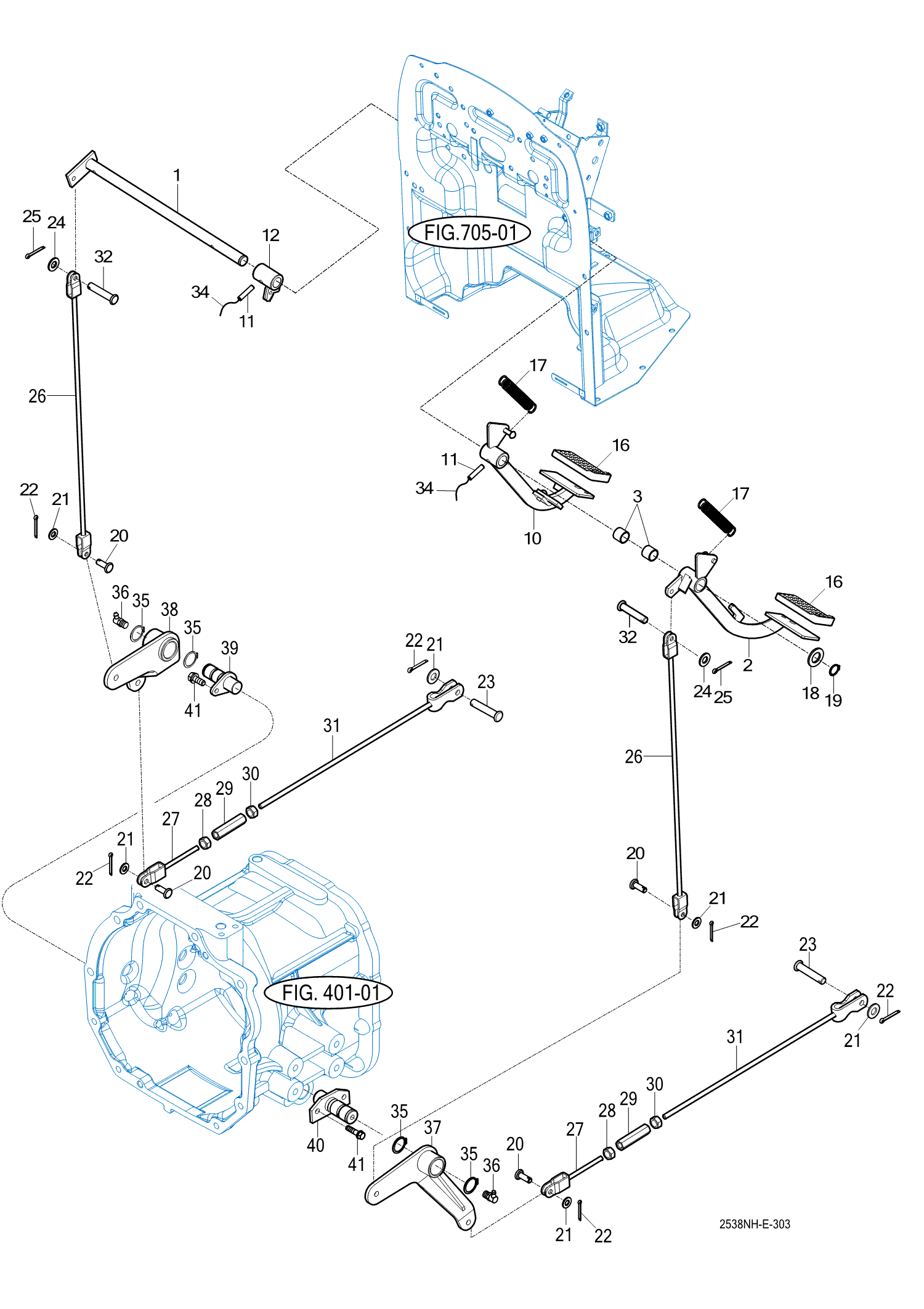 302 - BRAKE PEDAL