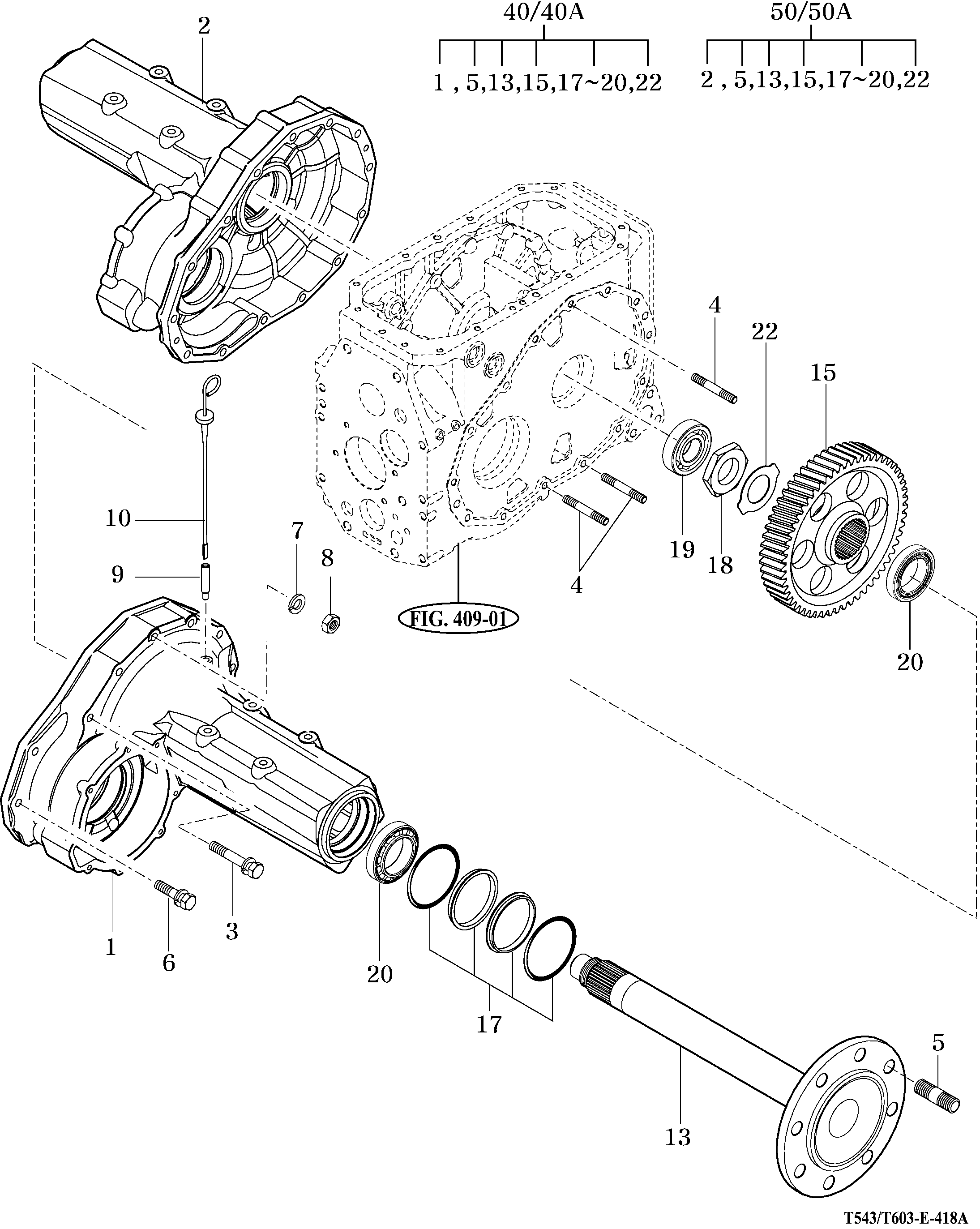 418 - REAR AXLE HOUSING