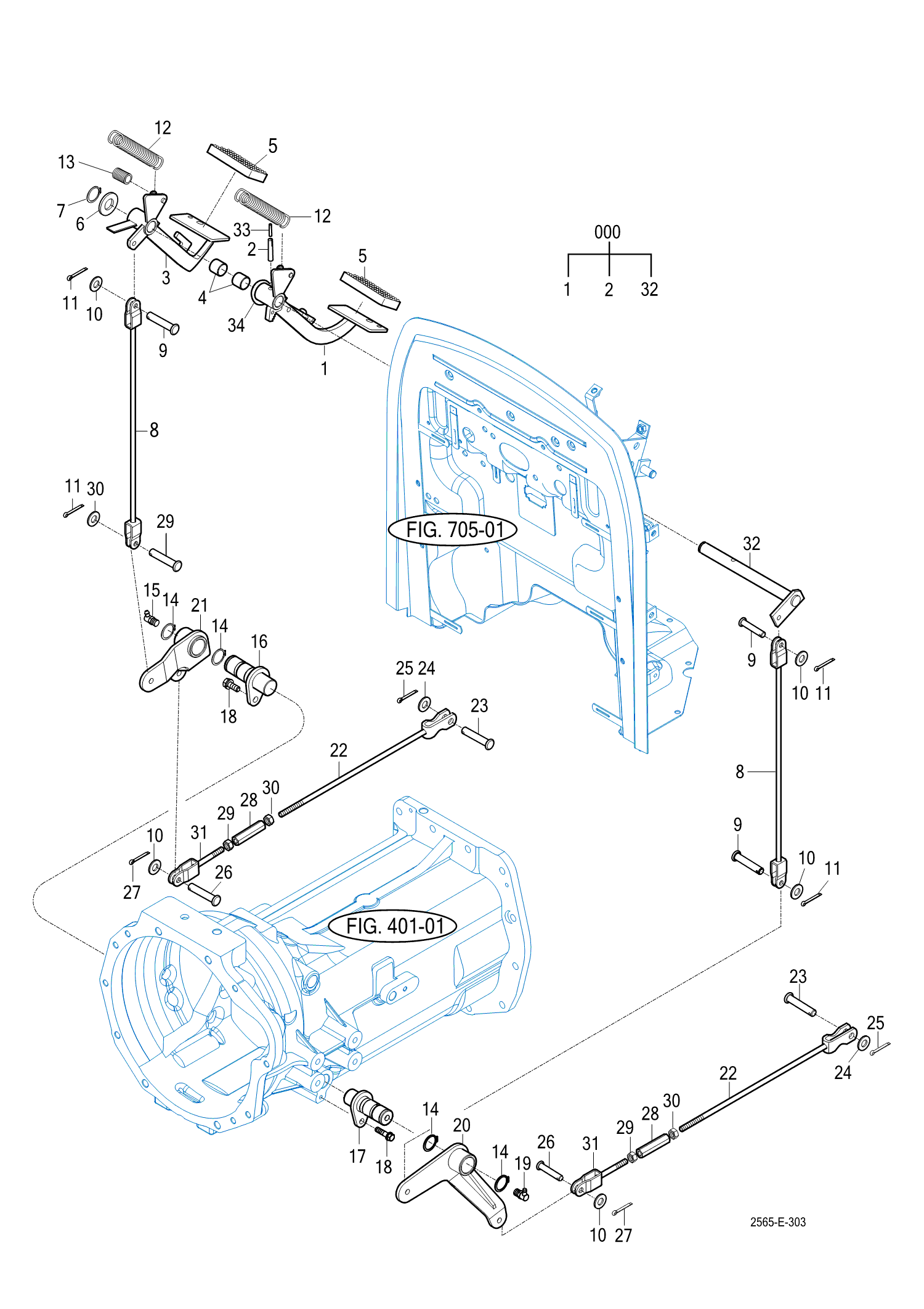 303 - BRAKE PEDAL