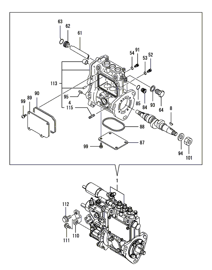 110B - FUEL INJECTION PUMP(TS23)