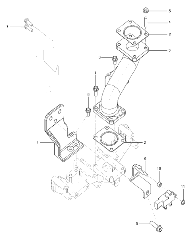 139B - DPF SUPPORT (T494) 139B - DPF SUPPORT (T494)