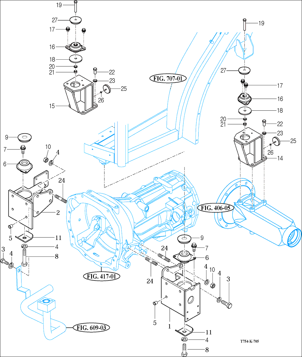 705 - FRONT & REAR MOUNTING