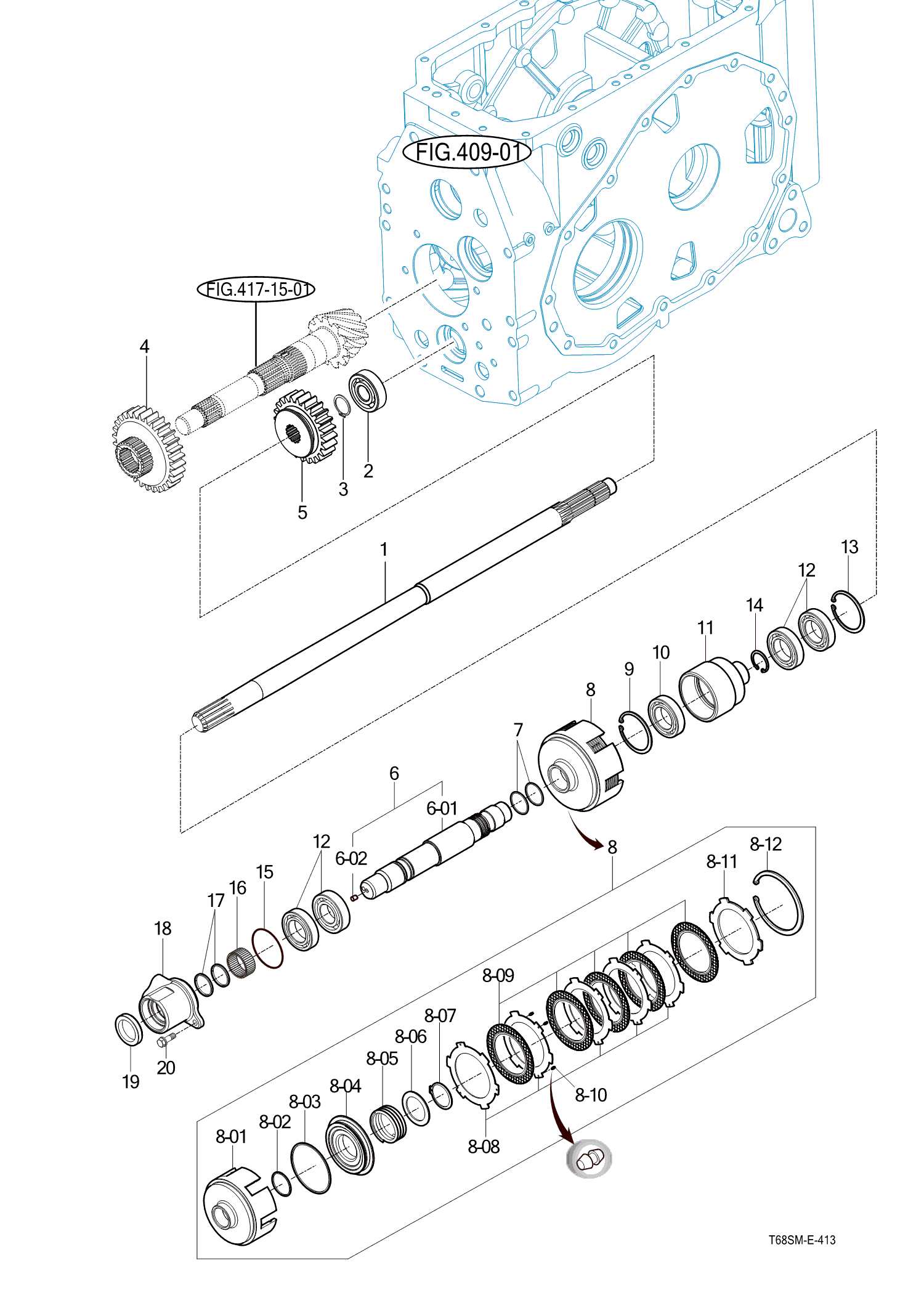 413 - DRIVE GEARS