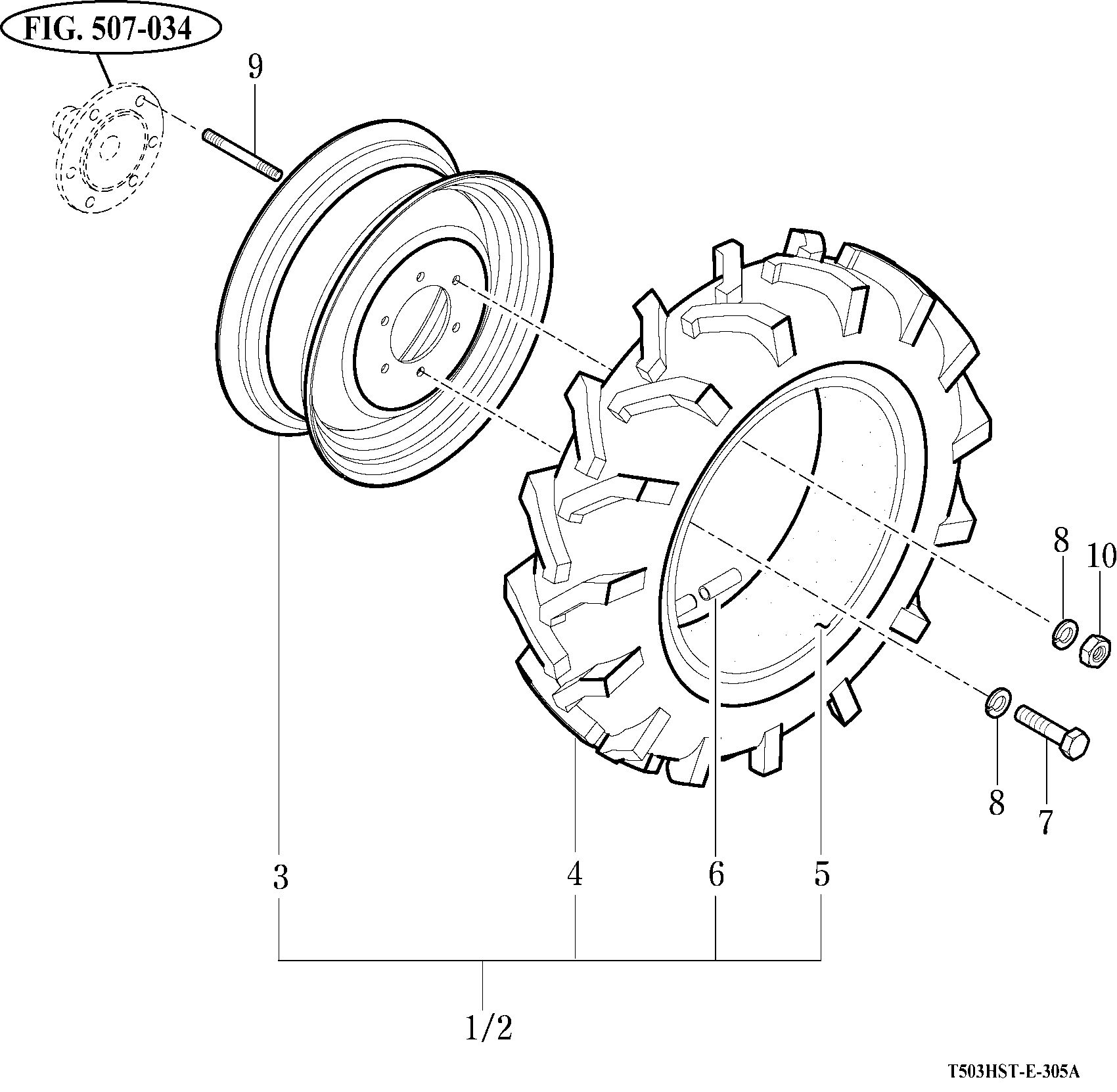 305A - FRONT WHEEL