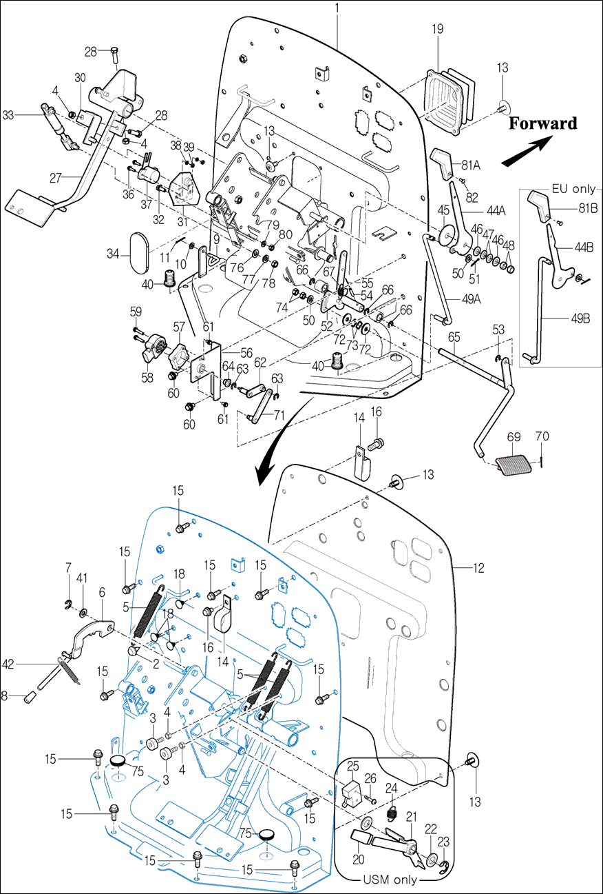 302 - CLUTCH PEDAL