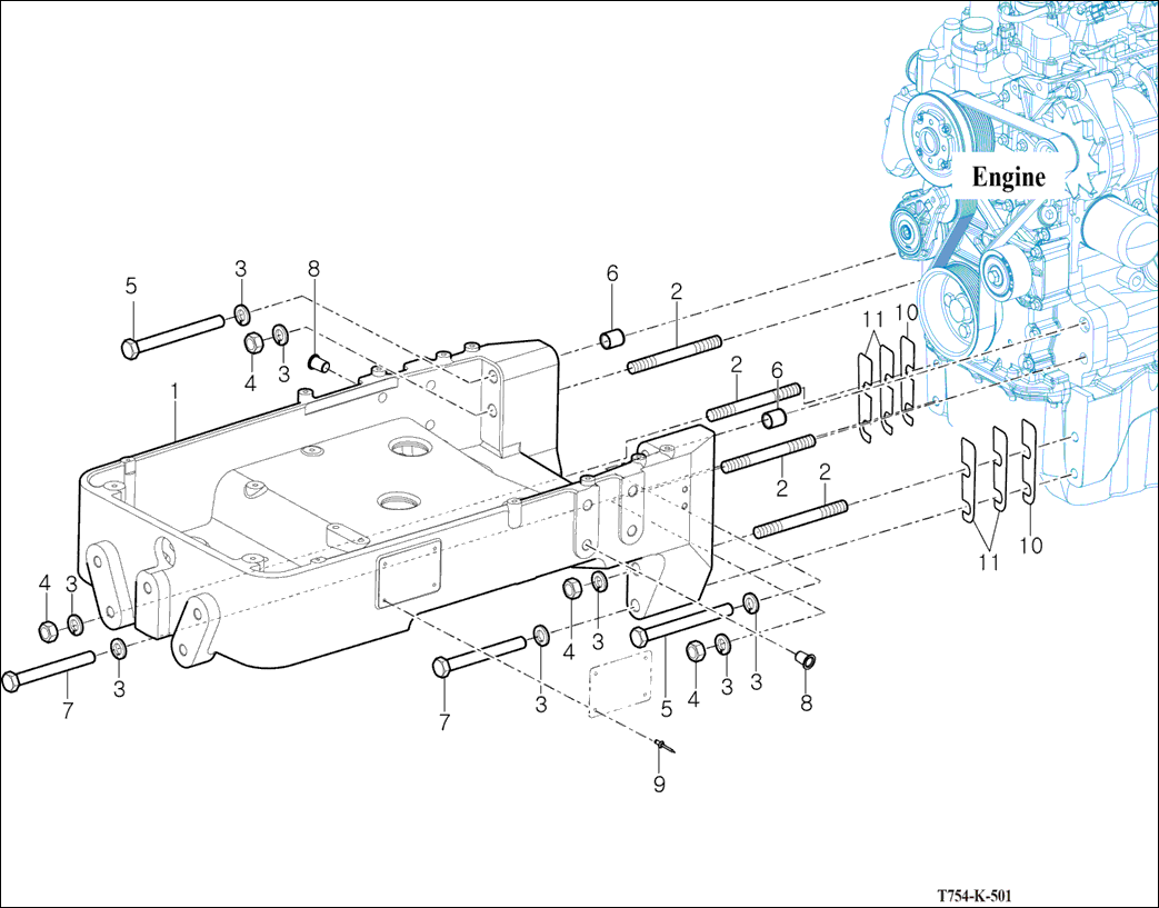 501 - FRONT AXLE SUPPORT