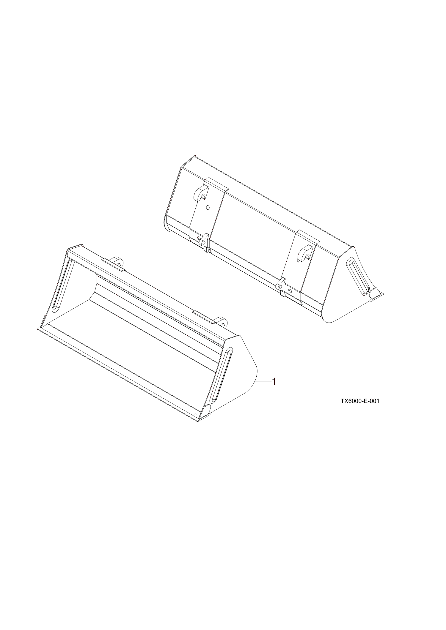 001-2 - BUCKET (EURO TYPE) 001-2 - BUCKET (EURO TYPE)