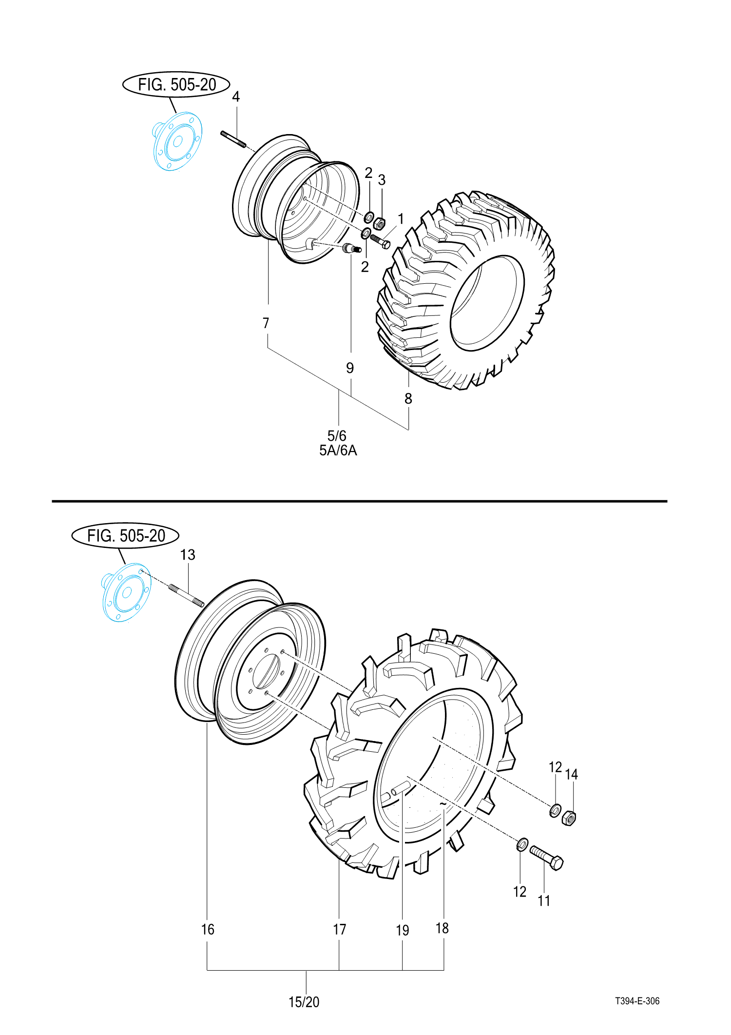 306 - FRONT WHEEL MOUNTING