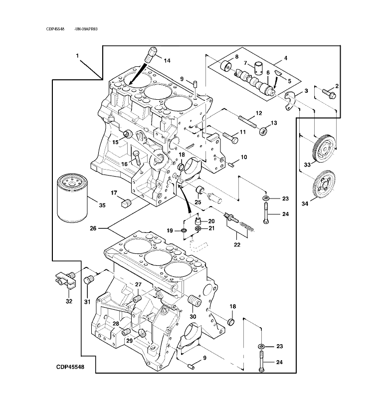 107 - CYLINDER BLOCK
