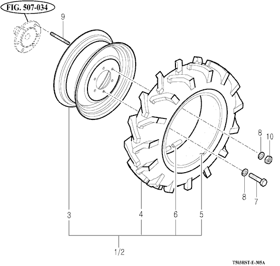 305A - FRONT WHEEL