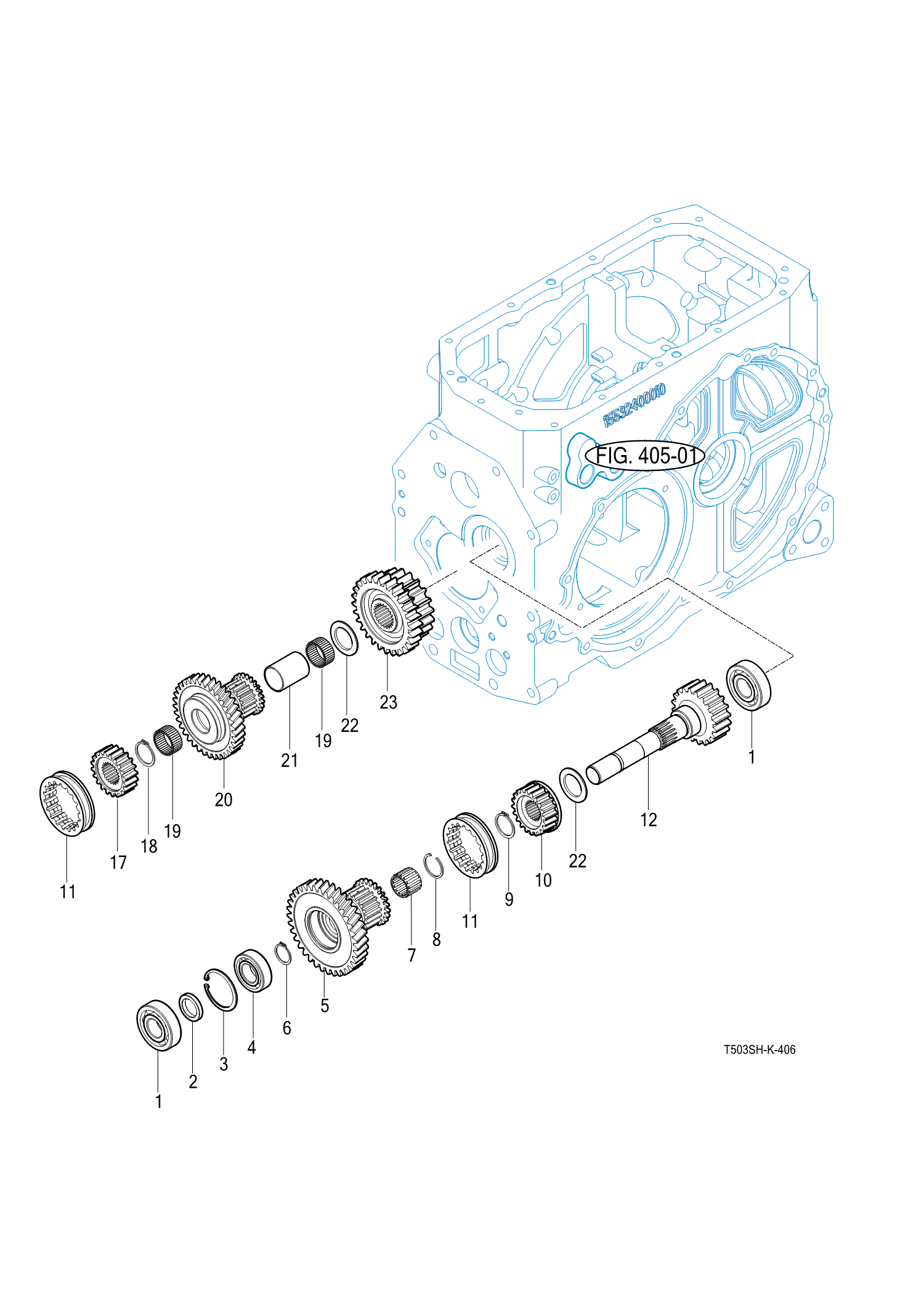 406 - SUB CHANGE GEARS