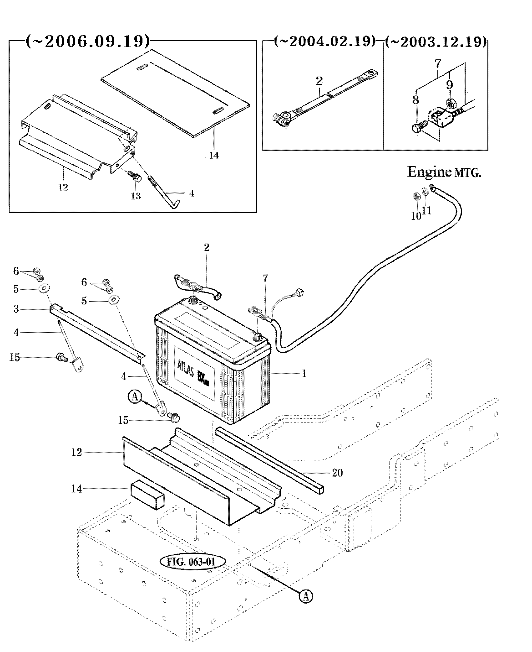 099 - BATTERY & MOUNTING