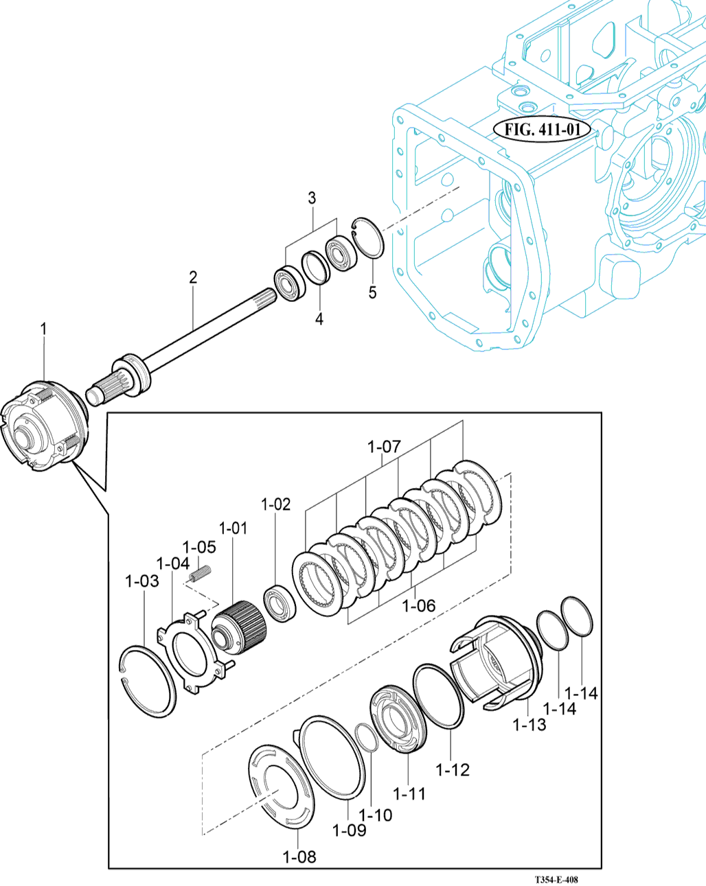 408 - P.T.O DRIVE SHAFT