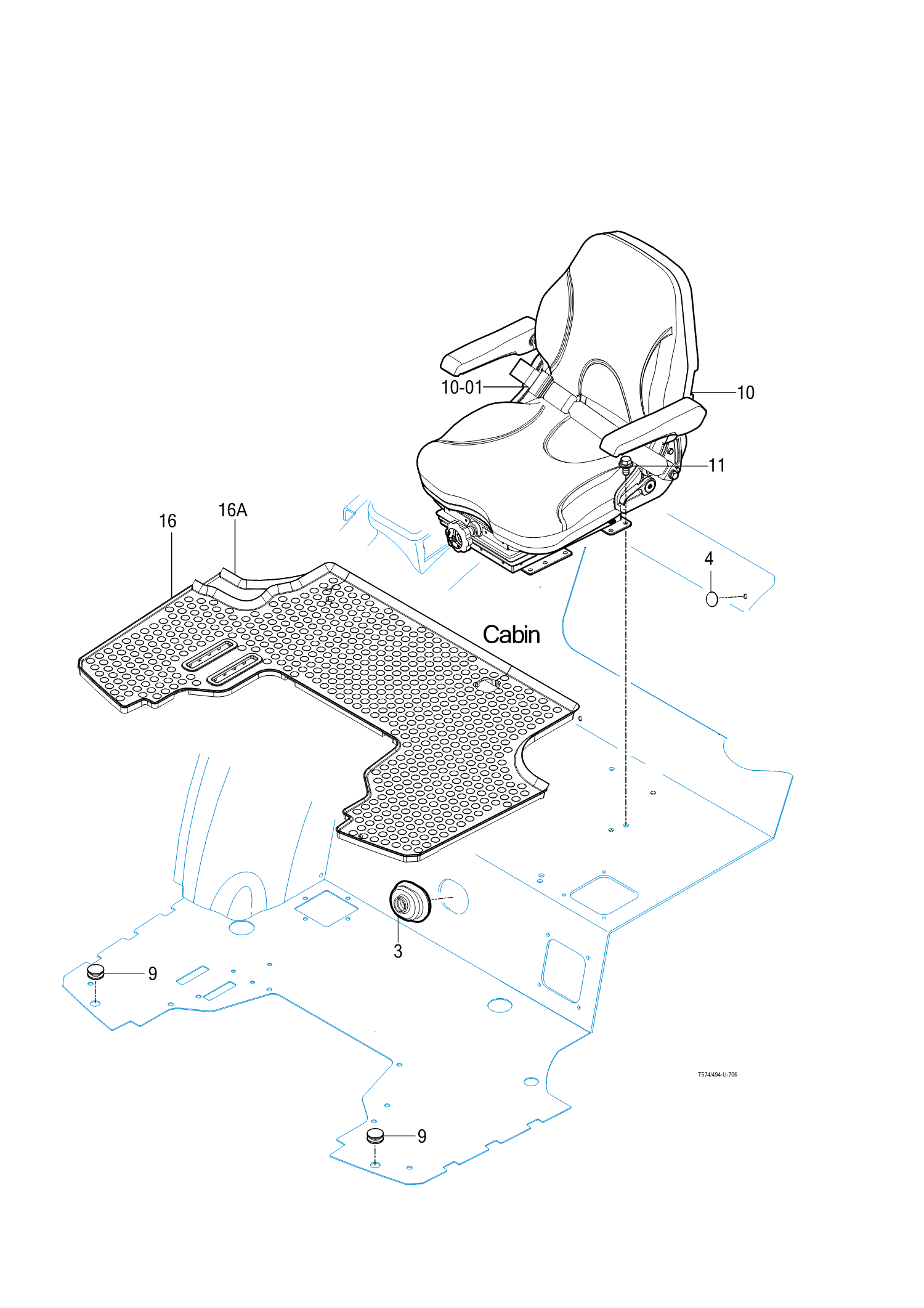 706 - SEAT & MAT