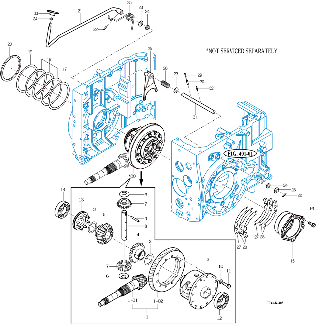 403 - REAR DIFFERENTIAL GEARS