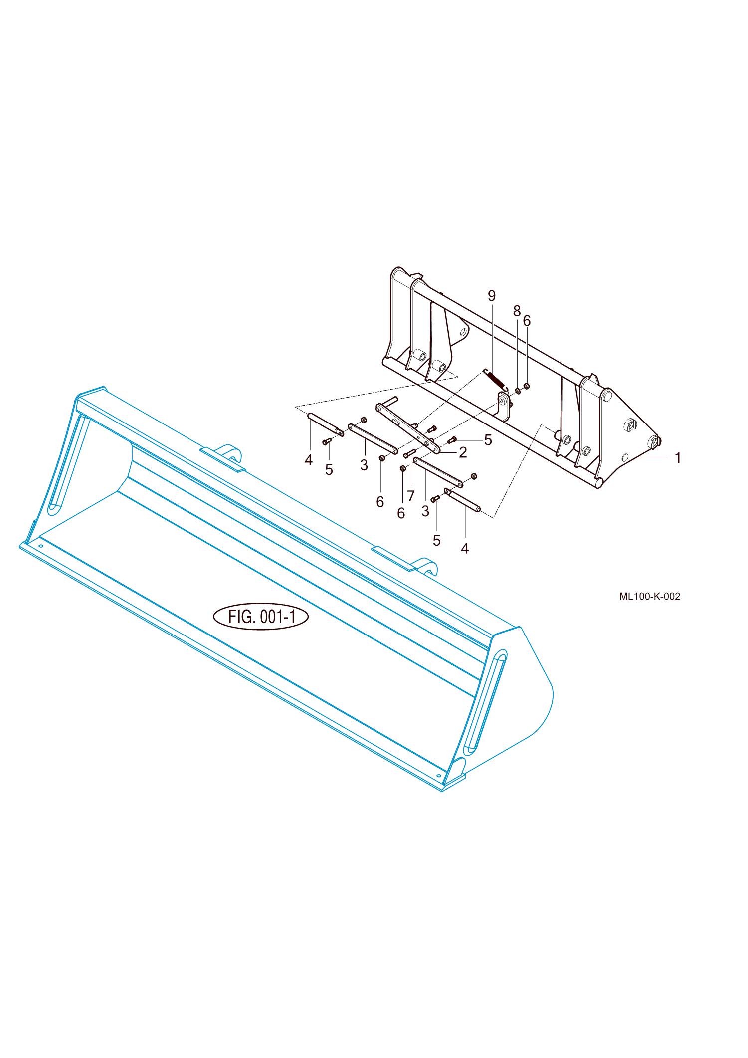 002-2 - QUICK ATTACHMENT ASS'Y (EURO TYPE)