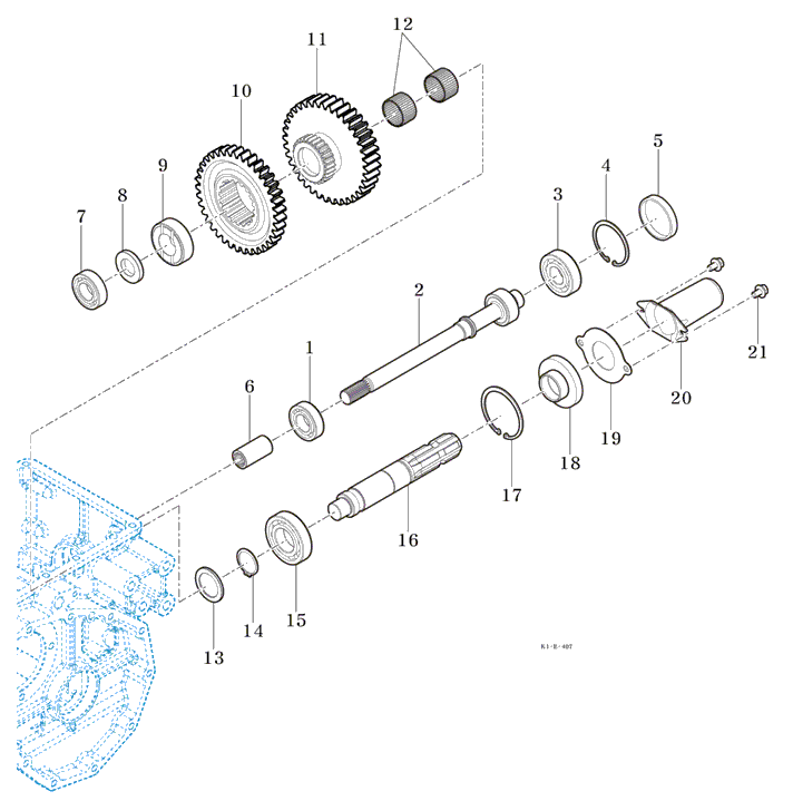 407 - P.T.O SHAFT