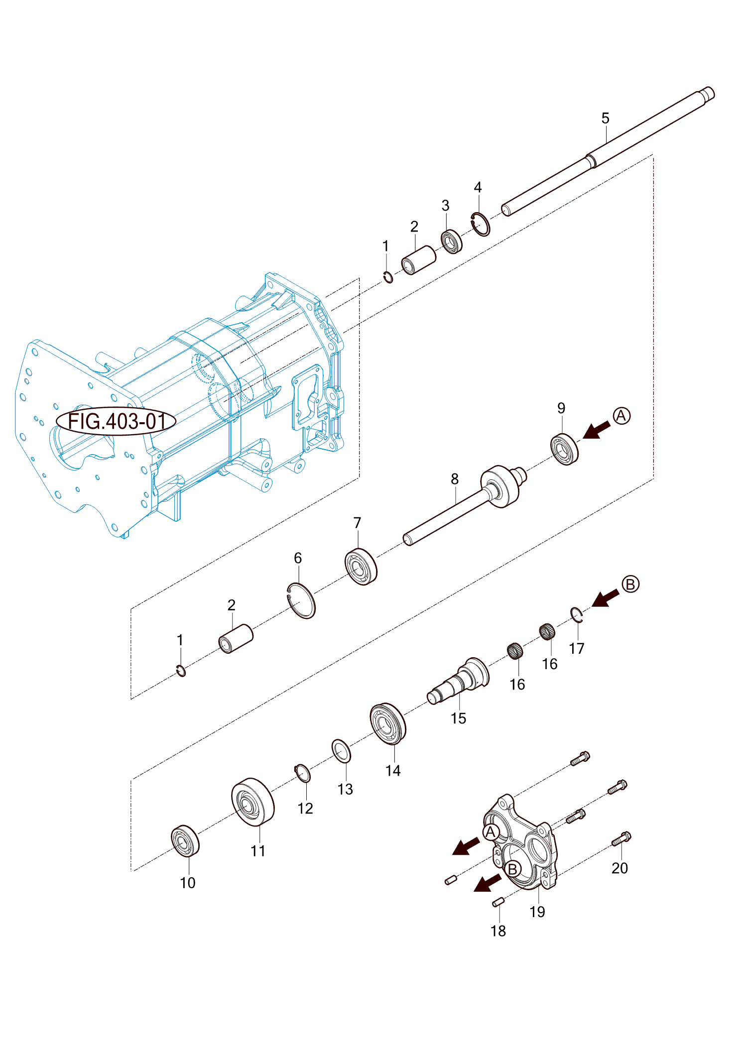 404 - TRANSTER GEAR SET 404 - TRANSTER GEAR SET